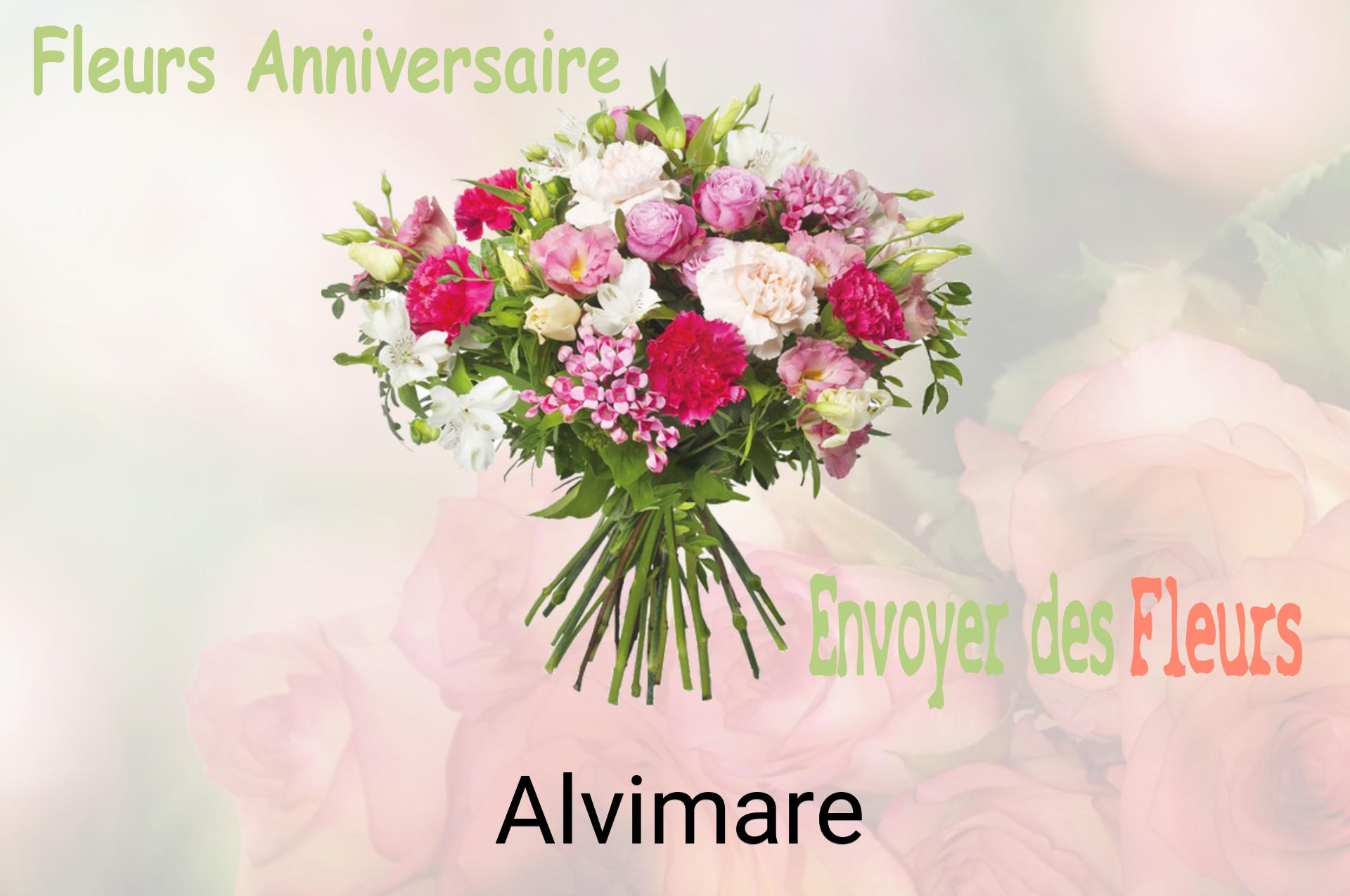 Bouquet de fleurs d’anniversaire livré à Alvimare