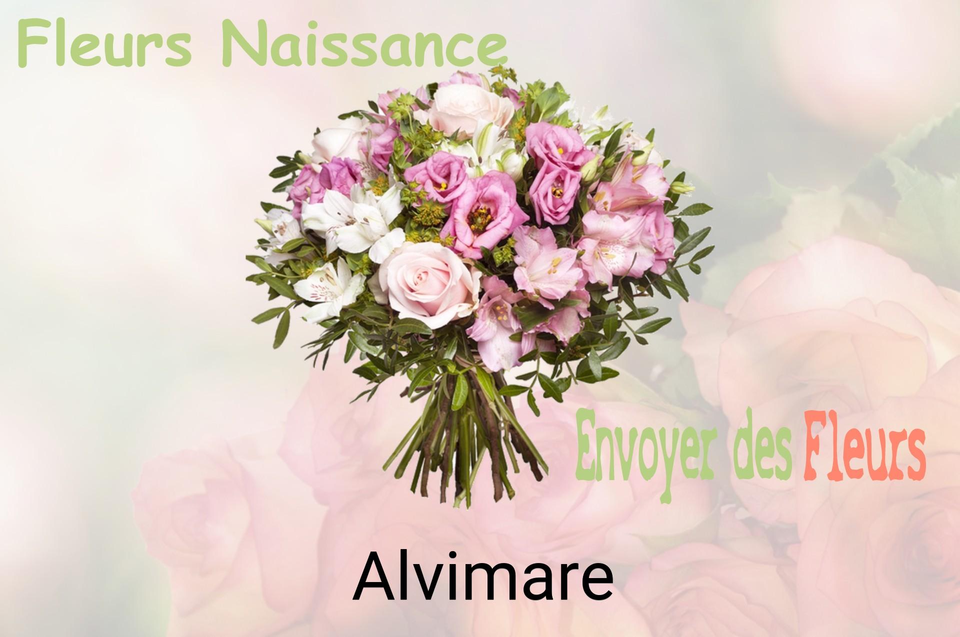Bouquet de fleurs de naissance livré à Alvimare